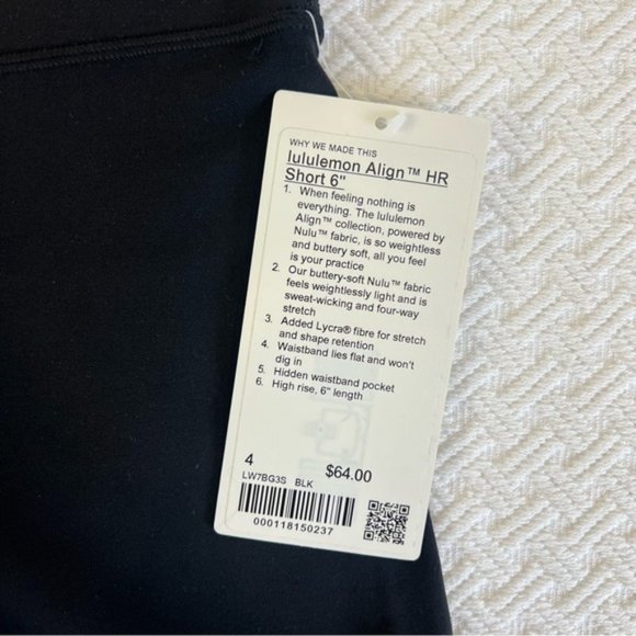 NWT Lululemon Align 6" Short, Size 4 - Picture 10 of 16